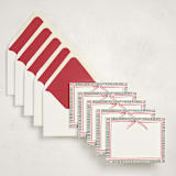 "Wrapped with a Bow (set of 10)" - Stationery Set in Pine by Chris Griffith