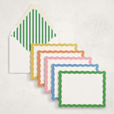 "Color Wave" - Stationery Set in Multi by Pixel and Hank