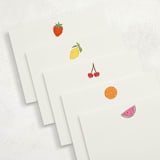 "Farmer's Market Fresh" - Stationery Set in Multi by Claudia Orengo