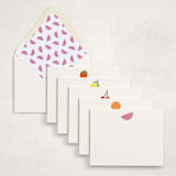 "Farmer's Market Fresh" - Stationery Set in Multi by Claudia Orengo