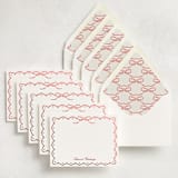 "Eloise (set of 10)" - Stationery Set in Cardinal by Kelly Watkins