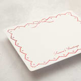 "Eloise (set of 10)" - Stationery Set in Cardinal by Kelly Watkins