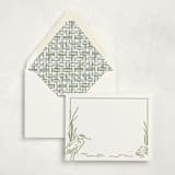 "Marshland (set of 10)" - Stationery Set in Marsh by Oscar and Emma - Karly Depew