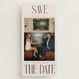 "Elongated" - Save the Dates in Ink by Ekko Studio - Front