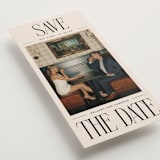 "Elongated" - Save the Dates in Ink by Ekko Studio - Detail