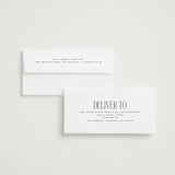 "Elongated" - Save the Dates in Ink by Ekko Studio - FREE Recipient Addressing