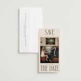 "Elongated" - Save the Dates in Ink by Ekko Studio - Save the Date with Envelope