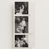 "Film" - Save the Dates in Vanilla by Tamara Hilje - Front