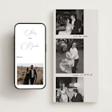 "Film" - Save the Dates in Vanilla by Tamara Hilje - FREE Wedding Website
