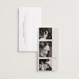 "Film" - Save the Dates in Vanilla by Tamara Hilje - Save the Date with Envelope