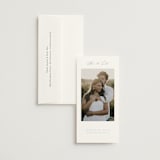 "Modern Air" - Save the Dates in Dusty Blue by Stacey Meacham - Save the Date with Envelope