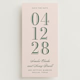 "Hepburn" - Save the Dates in Rose by Megan Davis - Front