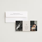 "Parker" - Save the Dates in Dove by Olivia Kanaley Inman - Save the Date with Envelope