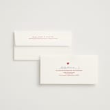 "Love Note" - Save the Dates in Latte by Helena Vitto - FREE Recipient Addressing