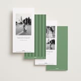 "Quad" - Save the Dates in Jade by Morgan Kendall - Back of Card Options