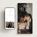 "His & Hers" - Save the Dates in Porcelain by Maria Alou - FREE Wedding Website