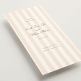 "awning stripe" - Save the Dates in Peach by Sara Hicks Malone - Detail