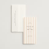 "awning stripe" - Save the Dates in Peach by Sara Hicks Malone - Save the Date with Envelope