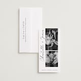 "ink pen" - Save the Dates in Onyx by Sarah Curry - Save the Date with Envelope