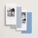 "Patterned florals" - Save the Dates in Powder by Creo Study - Back of Card Options