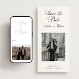 "Chic Union" - Save the Dates in Mystic Raven by Cass Loh - FREE Wedding Website