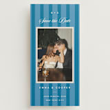 "The Emma" - Save the Dates in Cerulean by Kristie Kern - Front