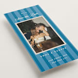 "The Emma" - Save the Dates in Cerulean by Kristie Kern - Detail