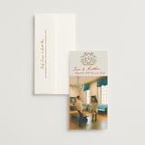 "Chantilly" - Save the Dates in Lipstick by Maja Cunningham - Save the Date with Envelope