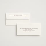 "Rose Ink" - Save the Dates in Rust by Ani Somi - FREE Recipient Addressing