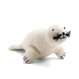 "Knit Seal Toy" - Plush Toys in white by Global Goods Partners