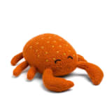 "Knit Crab Toy" - Plush Toys in orange by Global Goods Partners