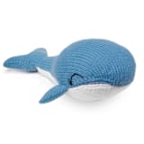 "Knit Whale Toy" - Plush Toys in blue by Global Goods Partners