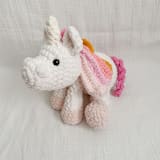 "Unicorn Stuffed Animal" - Plush Toys in multicolorassorted-colors by Two Little Knots