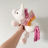 "Unicorn Stuffed Animal" - Plush Toys in multicolorassorted-colors by Two Little Knots