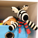 "Knit Zebra" - Plush Toys in multicolor by Melange Collection