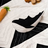 "Handmade Whale Stuffed Animal" - Plush Toys in black by Anchal