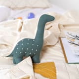 "Handmade Dinosaur Stuffed Animal" - Plush Toys in green by Anchal