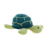"Knit Sea Turtle Toy" - Plush Toys in green by Global Goods Partners