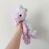 "Dinosaur Lovey" - Plush Toys in multicolorassorted-colors by Two Little Knots
