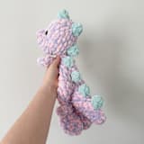 "Dinosaur Lovey" - Plush Toys in multicolorassorted-colors by Two Little Knots