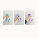 "Custom Dinosaur Lovey" - Plush Toys in multicolorassorted-colors by Two Little Knots
