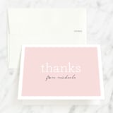"Sweet Chic Milestone" - Sweet Sixteen Party Thank You Cards in Petal by Kimberly FitzSimons - Front