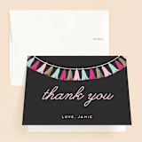 "The Sweetest Celebration" - Sweet Sixteen Party Thank You Cards in Dusk by Saltwater Designs - Front