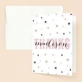 "Confetti" - Sweet Sixteen Party Thank You Cards in North Star by Chasity Smith - Front
