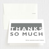 "Bold Cut" - Sweet Sixteen Party Thank You Cards in Cloud by Oma N. Ramkhelawan - Front
