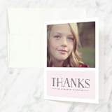 "Beautifully Sweet" - Sweet Sixteen Party Thank You Cards in Blush by Christina Novak - Front