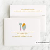 "Sweet Type" - Sweet Sixteen Party Thank You Cards in Vanilla by Baumbirdy - FREE Recipient Addressing