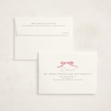 "Bow garden" - Sweet Sixteen Party Thank You Cards in Coral by Yaling Hou Suzuki - FREE Recipient Addressing