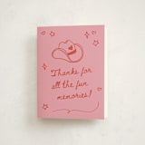 "cowboy club" - Sweet Sixteen Party Thank You Cards in Cherry by Jennifer Lew - Front
