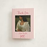 "Sixteen Bow Candles" - Sweet Sixteen Party Thank You Cards in Cherry by Tamara Hilje - Front